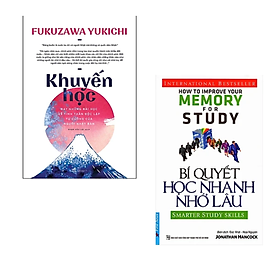 Combo 2 cuốn sách Giáo Dục : Khuyến Học (Tái Bản) + Bí Quyết Học Nhanh Nhớ Lâu (Tái Bản)