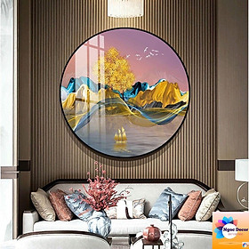 Mua Tranh treo tường -10 mẫu tranh tròn tráng gương sang trọng trang trí