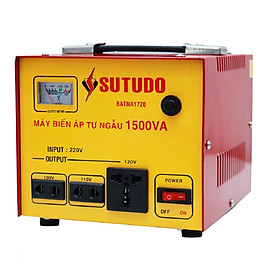 Máy biến áp tự ngẫu Sutudo - 1500VA - dây đồng