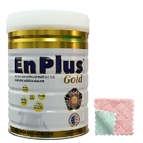 Sữa bột ENPLUS GOLD (900g)- Hãng Nutifood, sữa dinh dưỡng giành cho người trưởng thành, đặc biệt cho người ốm cần phục hồi sức khỏe-tặng khăn đa năng mềm mịn