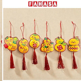 Vỉ 6 Dây Treo Trang Trí Tết 24 cm - H15-1 - Mẫu 1