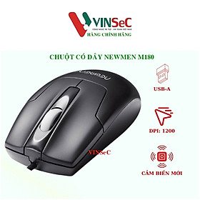 Chuột có dây USB NEWMEN M180 - Hàng Chính Hãng