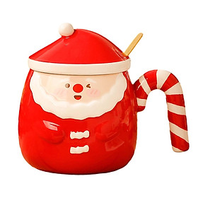 Coffee Mug and Spoon 460ml Juice Milk Mugs for Tea Hot Drinks Holiday Gifts