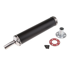 Universal Black Motorcycle Exhaust Muffler Pipe Silencer for Motorcycle 20mm