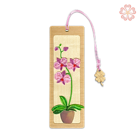Bookmark Giấy Xoắn Nghệ Thuật - Hoa Lan Hồ Điệp - Phalaenopsis Orchid - Flower - Việt Net - VN6BM412148NN
