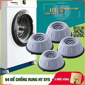Mua Chân Máy Giặt HT SYS - Bộ 4 Chân Đế Máy Giặt HT SYS - Chống Rung Lắc  Chống Ồn Cho Máy Giặt  Máy Sấy  Tủ Lạnh - Kệ Máy Giặt HT SYS Giải Pháp Hoàn Hảo Cho Việc Chống Rung Và Ổn Định Máy Giặt
