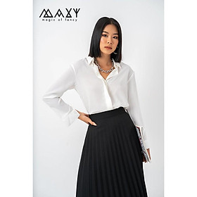 Áo sơ mi nữ white basic shirt Maxy Workshop