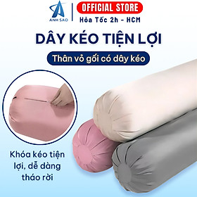 Vỏ gối ôm lụa cao cấp A 35 x 100 cm - mát mẻ, mềm mịn, không kích ứng da