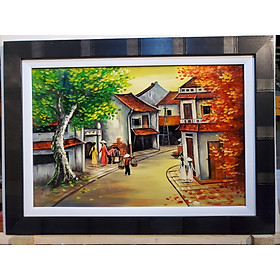 TRANH VẼ SƠN MÀI CAO CẤP - PHỐ CỔ HÀ NỘI