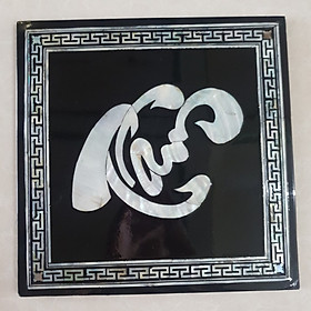 Tranh chữ sơn mài cao cấp 40x40