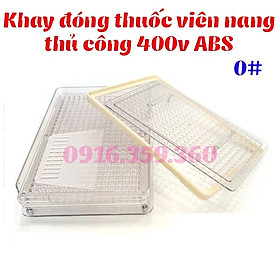 Khay đóng viên nang thủ công 400 viên size 0