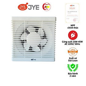 Mua Quạt hút thông gió gắn tường JY-100 TP  JY-150TP  JY-20TP  JY25TP  JY-30 TP 20W - 45W Đài Loan  Bảo hành 2 năm hàng chính hãng