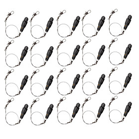 20pcs Snap Release Clip With Leader For