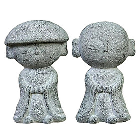 Little  Standing Statue Sculpture Garden Resin Buddha Figurine