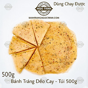 Bánh tráng dẻo cay cao cấp (Túi 500g) siêu ngon bánh tráng Ngọc Trinh