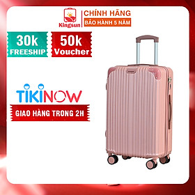 Vali Du Lịch Cao Cấp Size 20inch - Vali chính hãng  KS-033 - Vàng Hồng