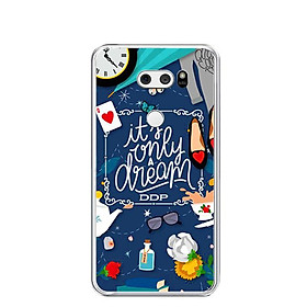 Ốp lưng dẻo cho điện thoại LG V30 - 0199 DREAMGIRL02 - Hàng Chính Hãng