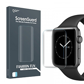 Dán màn hình dành cho Apple Watch 1/2/3-42mm full 3D (Hộp 2 miếng) chính hãng GOR