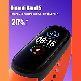 Vòng Đeo Tay Thông Minh Xiaomi Band 5 Chống Nước Có Chức Năng Đếm Bước Chân Và Phụ Kiện