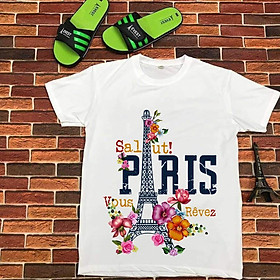 Áo phông in hình tháp eiffel PARIS