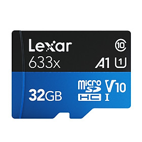 Lexar 633x 64GB TF Card High-performance Micro SD Card Class10 U3 A1 V30 High Speed TF Card for Phone Camera Dashcam