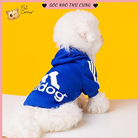 Áo nỉ Hoodie Adidog cho thú cưng, áo mùa đông cho chó mèo