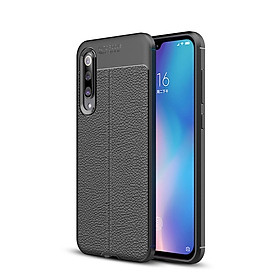 Ốp lưng silicon dẻo giả da Auto Focus cao cấp dành cho Xiaomi Mi 9 SE - Hàng chính hãng