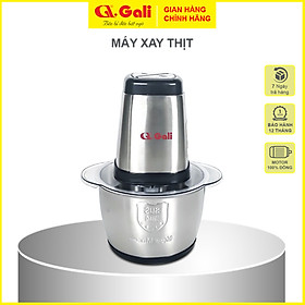Máy xay thịt mini đa chức năng xay thịt, tôm cua cá, các loại rau củ quả, 1.2L, 500w. Bảo hành 12 tháng chính hãng Gali, HÀNG CHÍNH HÃNG GALI
