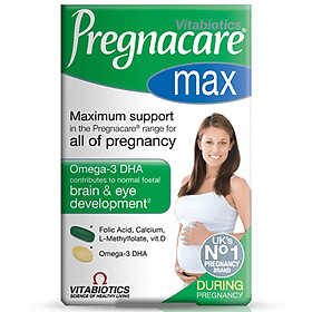 Vitamin tổng hợp cho bà bầu Pregnacare max hộp 84 viên