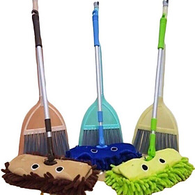 Mua Bộ chổi  Quét Rác Và Cây Lau Mini Cho Bé Tập Làm Việc Nhà (COMBO 3 SẢN PHẨM)