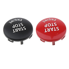 Red+Black Engine Start Stop Button Cover for  E60 70 90 92 93 3 Series