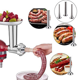 3 Pieces Sausage Making Kit 14mm 19mm 25mm for Enterprise Stuffer Lard Press