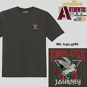 Endless Journey, mã logo.g269. Áo thun nam nữ in logo đẹp, form unisex. Áo phông GOKING hàng hiệu, quà tặng cao cấp cho gia đình, cặp đôi, lớp nhóm, doanh nghiệp