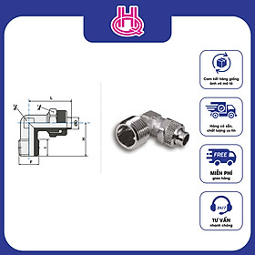 Mua Đầu nối chữ L khí nén ren ngoài Pneumax series ART.305 - Hàng chính hãng