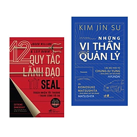 Hình ảnh Combo sách hay dành cho nhà lãnh đạo, quản trị : Những Vị Thần Quản Lý + 12 Quy Tắc Lãnh Đạo Từ Seal  (Tặng kèm Bookmark Happy Life ) 