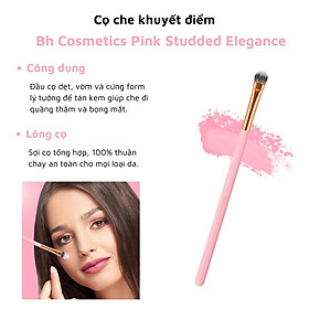 Cọ che khuyết điểm đầu dẹt BH Cosmetics Pink Studded Elegance 09