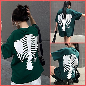 Áo thun nữ unisex, áo phông nam dáng rộng xương cá