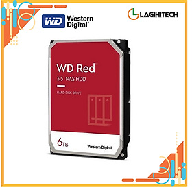 Ổ Cứng HDD WD Red Plus 6TB 3.5 inch SATA iii - Hàng Nhập Khẩu