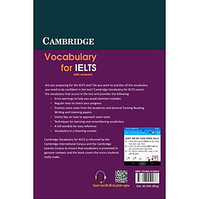 [Download Sách] Từ vựng luyện thi IELTS - Vocabulary for Ielts with answers