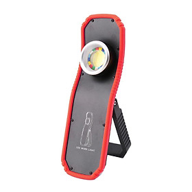Portable LED COB Flashlight  Hanging Hook High-Low Modes Work Light