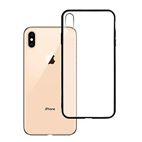 Ốp lưng Iphone XS Max - Bề mặt nhám chống vân tay, lưng cứng, viền TPU dẻo - 02008 - Hàng Chính Hãng