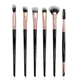 6pcs Eye Makeup Brush Set Eyeshadow Brush Eyebrow Brush Eyelash Brush Professional Makeup Brush