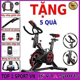 Xe Đạp Tập Thể Dục Đa Năng Tại Nhà Air Bike MK207 + Kèm Máy Massage Xung Điện