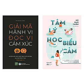 Combo 2 Cuốn Sách Tâm Lý: Giải Mã Hành Vi Đọc Vị Cảm Xúc + Tâm Lý Học Biểu Cảm 