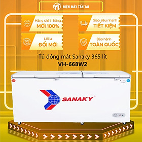 Mua Tủ Đông Sanaky VH-668W2 2Ngăn 2 Cánh Dàn Lạnh Nhôm (560L) - Hàng Chính Hãng