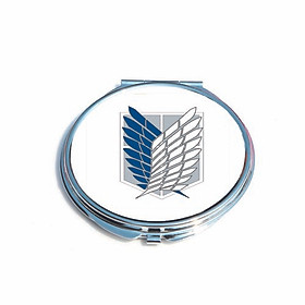 Gương mini cầm tay bỏ túi IN HÌNH Attack On Titan anime