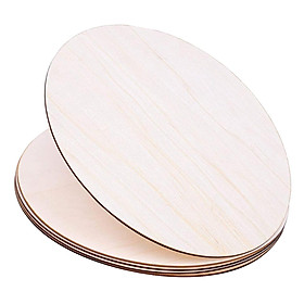 Wood Circles for Crafts Unfinished Blank Wooden Pieces Slices for Painting