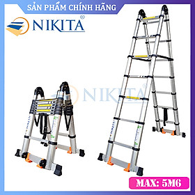 Thang nhôm rút chữ A - NIKITA AR56