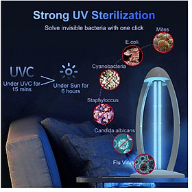 Đèn Khử Trùng UV 38w 40m2 Ultraviolet Tube kèm Remote
