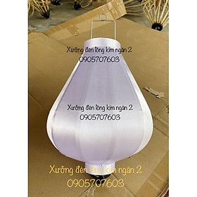 Đèn lồng hội an hình tỏi ngược phi bóng